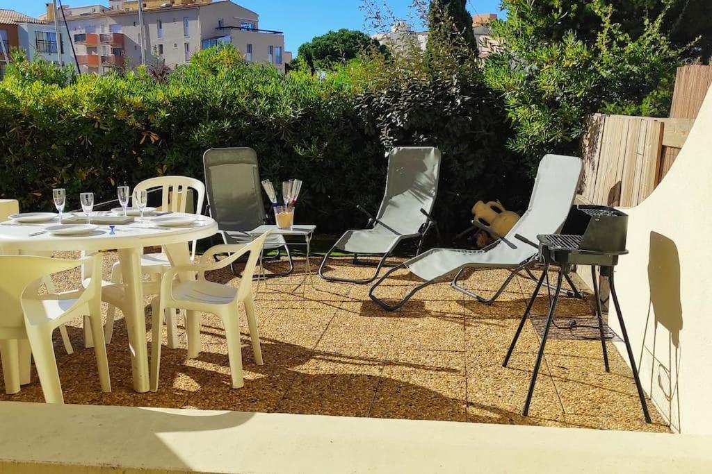 Confortable Appartement Grande Terrasse Piscine Parking Clim Agde Exterior photo